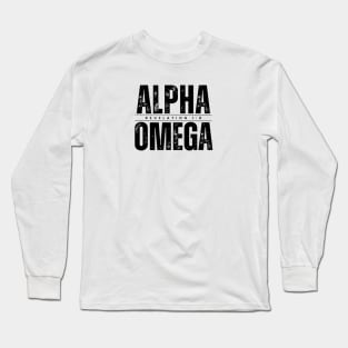 Alpha Omega Revelation 1:8 Long Sleeve T-Shirt